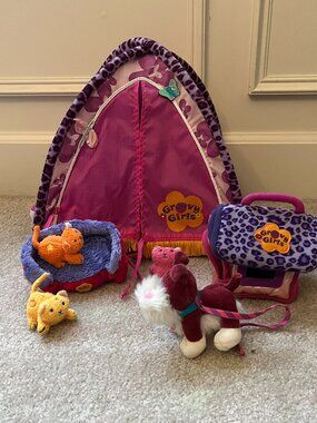 Groovy Girls Terrific Tent Camping and more Lot